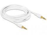 DeLOCK 85552 lydkabel 3 m 3.5mm Hvid