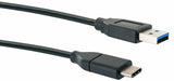 Schwaiger CK 3141 USB-kabel USB 3.2 Gen 1 (3.1 Gen 1) 1 m USB A USB C 5 Gbit/sek. Sort