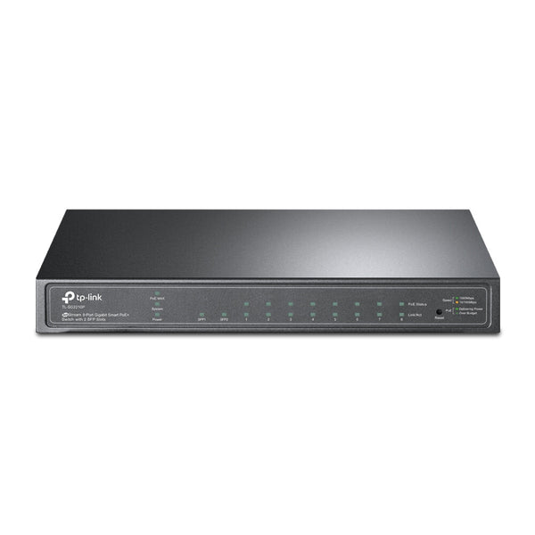 TP-Link JetStream TL-SG2210P netværksswitch Administreret L2/L4 Gigabit Ethernet (10/100/1000) Strøm over Ethernet (PoE) Sort
