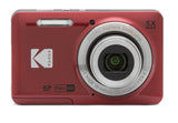 Kodak PIXPRO FZ55 1/2.3" Kompakt kamera 16 MP CMOS 4608 x 3456 pixel Rød
