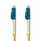 Qoltec 54324 InfiniBand og fiberoptisk kabel 1 m LC LC/UPC Gul