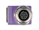 DeLOCK 60680 kabel kønsskifter M12 RJ45 Violet