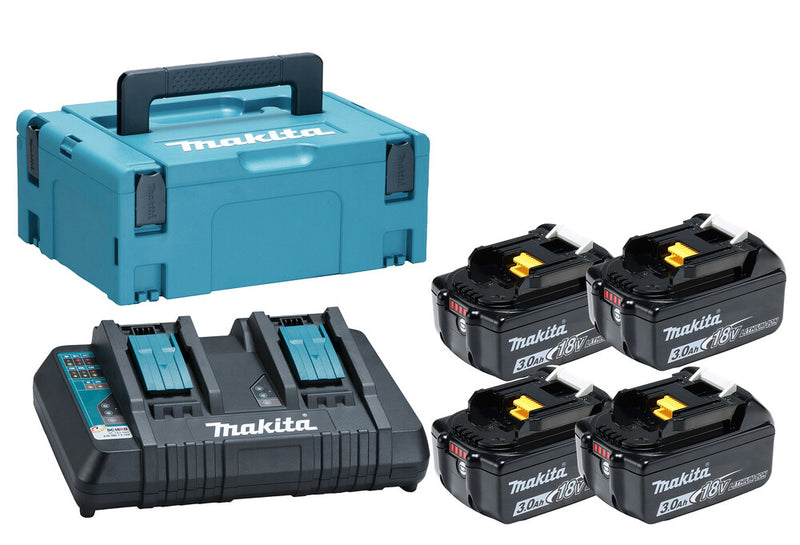 Makita 197970-3 ledningsfrit batteri / ledningsfri oplader Batteri- og opladersæt
