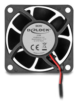 DeLOCK 67289 Computerkølesystem Computerkabinet Ventilator 6 cm Sort 1 stk