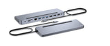 i-tec C31FLAT2PDPRO100W dockingstation Ledningsført USB 3.2 Gen 1 (3.1 Gen 1) Type-C Sølv