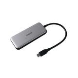 Deltaco USB-C hub, 5 Gbps, 4x USB-C, PD input 100 W
