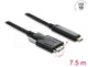 DeLOCK 83629 USB-kabel USB 2.0 7,5 m USB C Micro-USB B 10 Gbit/sek. Sort