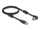 DeLOCK 81112 USB-kabel USB 3.2 Gen 1 (3.1 Gen 1) 1 m USB A USB B 5 Gbit/sek. Sort
