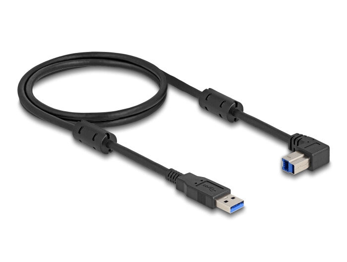 DeLOCK 81112 USB-kabel USB 3.2 Gen 1 (3.1 Gen 1) 1 m USB A USB B 5 Gbit/sek. Sort