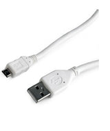 Gembird CCP-MUSB2-AMBM-W-1M USB-kabel USB 2.0 USB A Micro-USB B Hvid