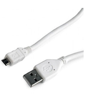 Gembird CCP-MUSB2-AMBM-W-1M USB-kabel USB 2.0 USB A Micro-USB B Hvid