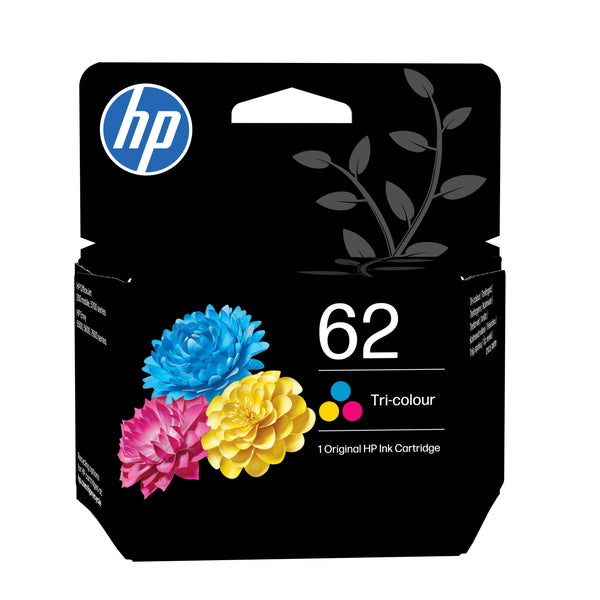 HP Original 62-blækpatron, trefarvet