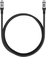 Goobay 74776 USB-kabel USB4 Gen 4x2 1,5 m USB C 80 Gbit/sek. 240 W Sort, Sølv
