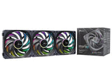 Seasonic MagFlow ARGB Computerkabinet Ventilator 12 cm Sort 3 stk