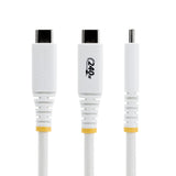 StarTech.com S2CEPR3MW-USB-CABLE USB-kabel USB 2.0 3 m USB C 0,48 Gbit/sek. 240 W Hvid