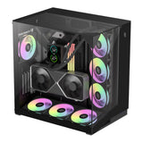 GameMax NEX C56 VC BK computeretui Midi Tower Sort