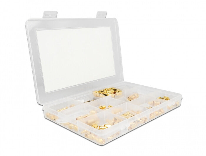 DeLOCK 66812 kabelsamler SMA, SMB, RP-SMA Guld