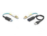 DeLOCK 66466 USB-kabel 0,2 m USB A 10 Gbit/sek. Sort