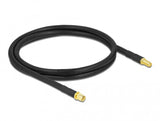 DeLOCK 90466 koaxial kabel LMR300 0,9 m SMA Sort