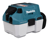 Makita DVC750LZX3 støvsuger 7,5 L Tromle vakuum Tør&våd Poseløs