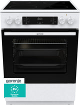 Gorenje GEC6C40WD Fritstående komfur Elektrisk Keramisk Hvid