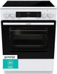 Gorenje GEC6C40WD Fritstående komfur Elektrisk Keramisk Hvid