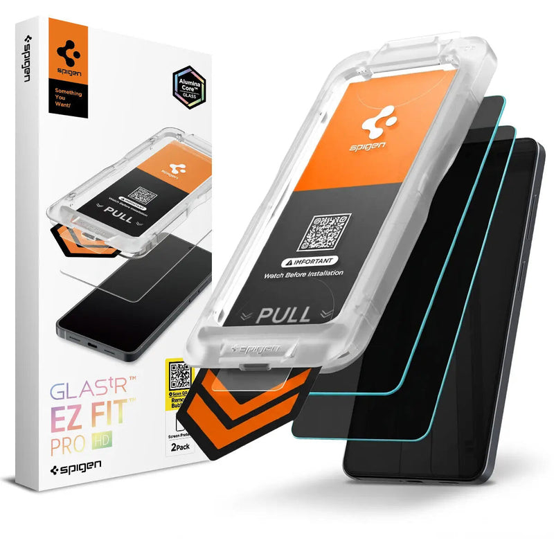 Spigen GLAS.tR EZ Fit Pro HD Skærmfilter Samsung 2 stk