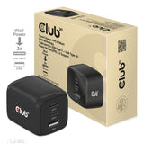 CLUB3D CAC-1913EU oplader til mobil enhed Universel Sort Vekselstrøm Hurtig opladning Indendørs