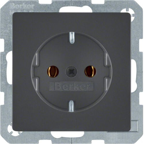 Berker 41436086 stikkontakt Type F Anthracit