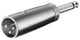 Goobay 27452 kabel kønsskifter XLR 6.35 mm Sølv