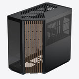 APNX V1-W-BK-v1 Midi Tower Sort, Træ