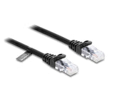 DeLOCK 91235 netværkskabel Sort 2 m Cat5e U/UTP (UTP)