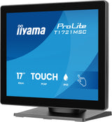 iiyama ProLite T1721MSC-B3 computerskærm 43,2 cm (17") 1280 x 1024 pixel SXGA Berøringsskærm Bordplade Sort