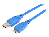 Prokord USB-0052 USB-kabel USB 3.2 Gen 1 (3.1 Gen 1) 1 m USB A Micro-USB B Blå