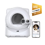PETKIT P9903 hunde- og kattetoilet Kat Selvrensende kattebakke Hvid