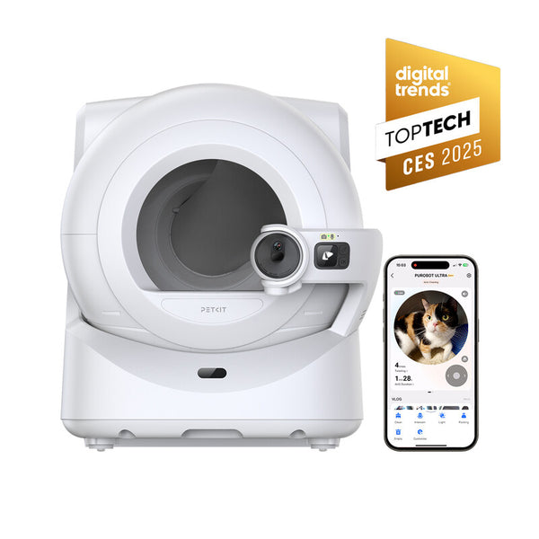 PETKIT P9903 hunde- og kattetoilet Kat Selvrensende kattebakke Hvid