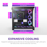 NZXT H9 Flow RGB+ Midi Tower Sort