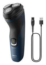 Philips S1151/00 barbermaskine til ham Rotations shaver Sort, Blå