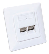 Intellinet 771900 stikkontakt 2 x RJ-45 Hvid