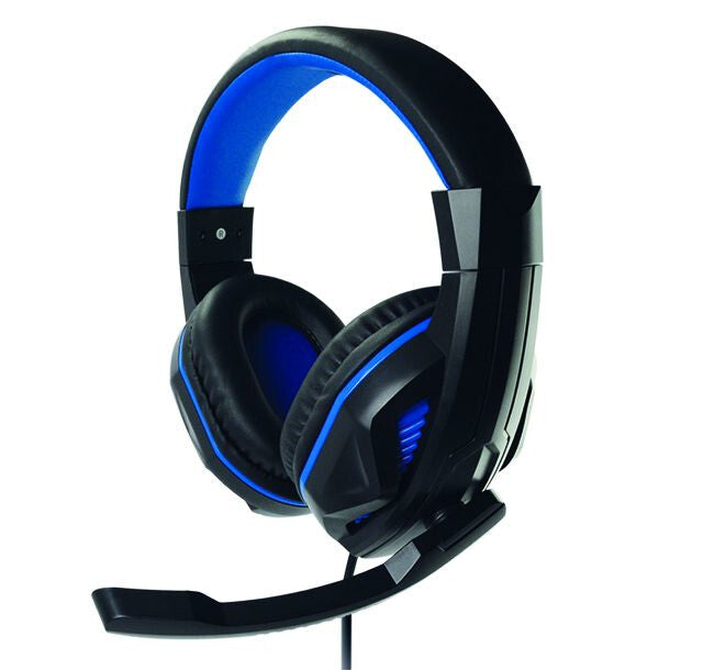 Steelplay HP41 Headset Ledningsført Spil Sort, Blå