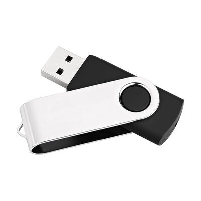 MediaRange MR907NTRL USB-nøgle 4 GB USB Type-A 2.0 Sort, Sølv