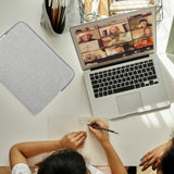 Mobilis 049015 taske og etui til laptop 35,6 cm (14") Grå, Lyserød