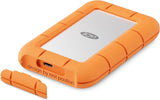 LaCie STMF2000400 ekstern solid state driver 2 TB USB Type-C USB 3.2 Gen 2x2 Grå, Orange