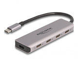 DeLOCK 64238 interface hub USB 3.2 Gen 1 (3.1 Gen 1) Type-C 5000 Mbit/s Grå