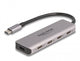 DeLOCK 64238 interface hub USB 3.2 Gen 1 (3.1 Gen 1) Type-C 5000 Mbit/s Grå