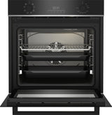 Beko b300 BBIR13300XC ovn 72 L Sort, Rustfrit stål