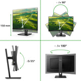 Philips 242B1G/00 computerskærm 60,5 cm (23.8") 1920 x 1080 pixel Fuld HD LED Sort