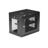 StarTech.com RK9WALM stativ 9U Vægmonteret stativ Sort