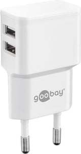 Goobay 44985 oplader til mobil enhed Universel Hvid Vekselstrøm Indendørs