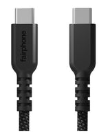 Fairphone ACCABL-5CC-WW1 USB-kabel 1 m USB C 0,48 Gbit/sek. Sort